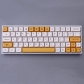 Honey Milk 104+36 XDA profile Keycap Set Cherry MX PBT Dye-subbed for Mechanical Gaming Keyboard English / Japanese